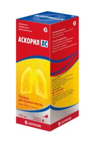 Аскорил экспекторант 100мл сироп №1 фл. (ГЛЕНМАРК)