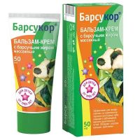 Барсукор бальзам-крем массажный для детей 50мл (ЗЕЛДИС)