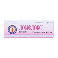 Ломфлокс 400мг таб.п/об.пл. №5 (ИПКА)