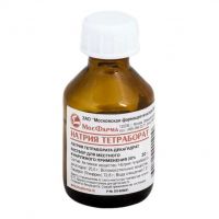 Натрия тетраборат в глицерине 20% 30мл р-р д/пр.местн. №1 фл. (МОСКОВСКАЯ ФФ)