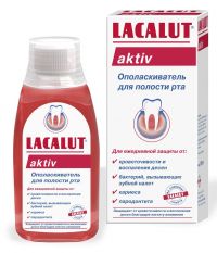 Lacalut (Лакалют) ополаскиватель для полости рта 300мл актив (DR.THEISS NATURWAREN GMBH)