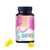 Ливс кальций плюс витамин д3 со вкусом сахарной ваты пастилки жев. №60 (МАЙА ФУД ИНДАСТРИЗ)
