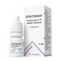 Опатанол 0.1% 5мл капли глазн. №1 фл.-кап. (НОВАРТИС)