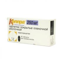 Кеппра 250мг таб.п/об.пл. №30 (ЮСБ)
