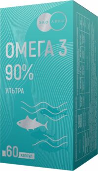 Эколеко омега 3 ультра 90% капс. №60 (МИРРОЛЛА ООО)