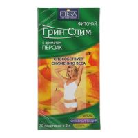 Грин слим ти 2г фиточай №30 ф/п.  персик (ФИТЭРА)