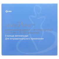Новаринг 120мкг+15мкг/сут кольцо ваг. №3 саше (МЕРК ШАРП ЭНД ДОУМ)