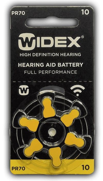 Элемент питания widex 10 №6 (Widex as)