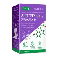5-htp (l-5-гидрокситриптофан) 100мг капс. №60 (ЭВАЛАР ЗАО)
