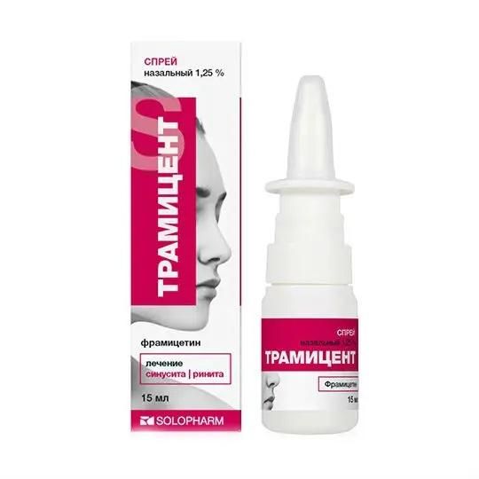 Трамицент 1,25% 15мл спрей наз. №1 фл.расп. (Гротекс ооо_1)