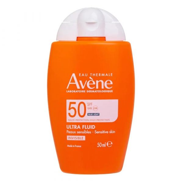 Avene (авен) солнцезащитный флюид невидимый 50мл spf50+ (Pierre fabre dermo-cosmetique)