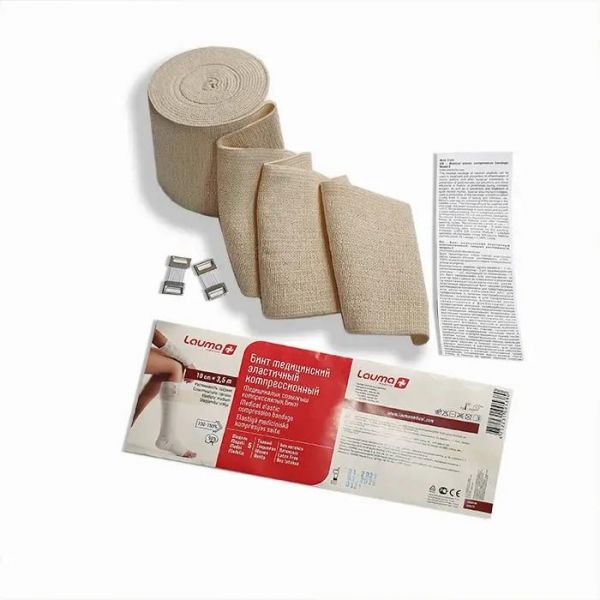 Бинт эластичный ср 10см*3,5м (Lauma medical)