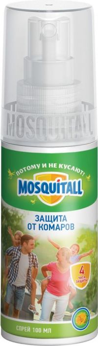 Mosquitall (Москитол) аэрозоль профессиональная защита от комаров 75мл (АРНЕСТ)