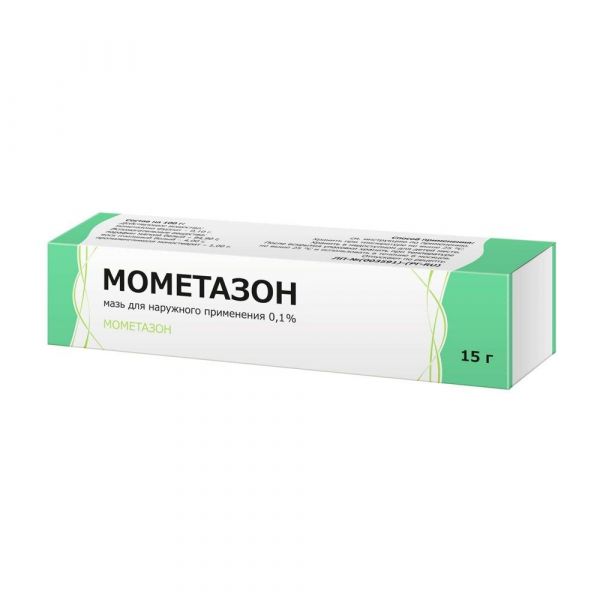 Мометазон 0,1% 15г мазь д/пр.наружн. туба (Тульская фармацевтическая фабрика ооо)