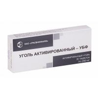 Уголь активированный 250мг таб. №20 (УРАЛБИОФАРМ)