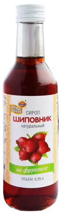Петродиет сироп на фруктозе 250мл шиповник (ООО "ТОРГОВЫЙ ДОМ ПЕТРОДИЕТ")