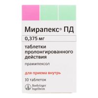 Мирапекс пд 0.375мг таб.пролонг. №10 (БЕРИНГЕР)