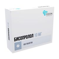Бисопролол 10мг таб.п/об. №100 (АТОЛЛ)