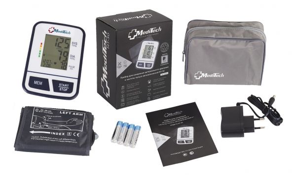 Тонометр meditech mt-30 автомат с адаптером станд.манжета (Joytech healthcare co)