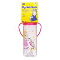 Курносики бутылочка для кормления 250мл сил.соска 11113 (МИР ДЕТСТВА)