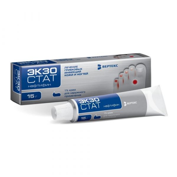 Экзостат 1% 15г крем д/пр.наружн. (Вертекс ао)