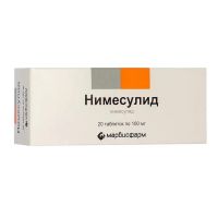 Нимесулид 100мг таб. №20 (МАРБИОФАРМ)