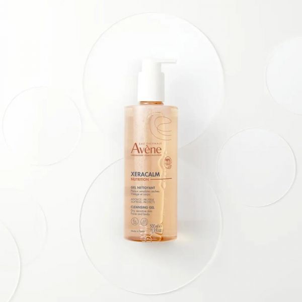 Avene (Авен) ксеракалм нутришн гель очищ. 500мл легкий питательный (Pierre fabre dermo-cosmetique)