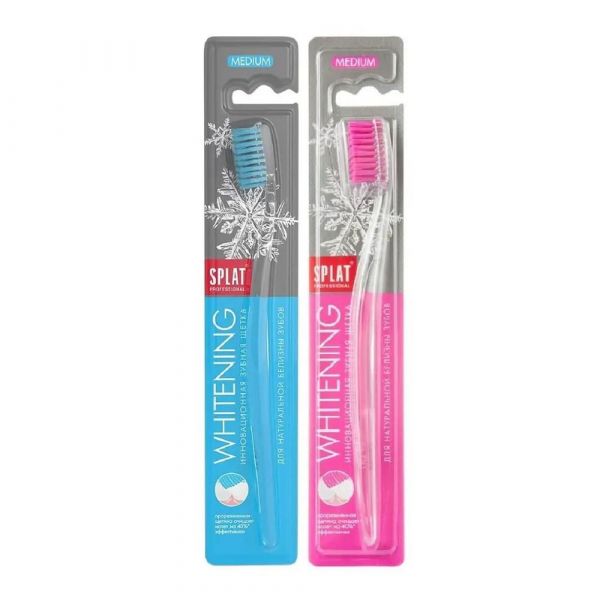 Splat (сплат) зубная щетка отбеливающая проф. средняя (Сплат глобал ооо)
