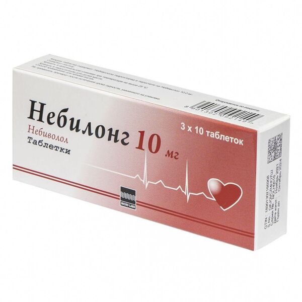 Небилонг 10мг таб. №30 (Micro labs limited)