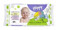 Bella (Белла) салфетки влажные baby happy №64 шт.  шелк хлопок (БЕЛЛА УРАЛ)