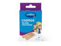 Hartmann (Хартманн) пластырь космос текстильный эластичный №20 шт.  2 размера (ХАРТМАНН)