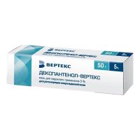 Декспантенол 5% 50г мазь д/пр.наружн. №1 (ВЕРТЕКС)