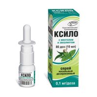 Ксило с ментолом и эвкалиптом 0,1мг/доза 10мл спрей наз.доз. фл. (ФАРМТЕХНОЛОГИЯ)