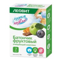 Леовит батончик очищающий комплекс №7 (ЛЕОВИТ НУТРИО)