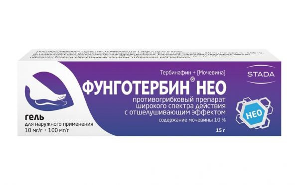 Фунготербин нео 15г гель д/пр.наружн. №1 туба (Нижфарм оао)
