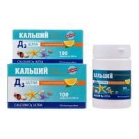 Кальций д3 ультра таб.жев. №100 бад (ИНАТ-ФАРМА ООО)