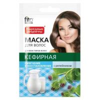 Народные рецепты маска для волос кефирная 30мл репейник смягчающ. восстан. 1911 (ФИТОКОСМЕТИК)