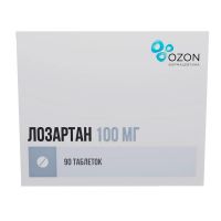 Лозартан 100мг таб.п/об.пл. №90 (АТОЛЛ)
