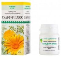 Сульфур-плюс 20г гран.гомеоп. (ДОКТОР Н ООО)