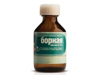 Борная кислота 3% 25мл р-р спирт. №1 фл. (ГИППОКРАТ)