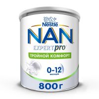 NAN (Нан) молочная смесь тройной комфорт 800г (НЕСТЛЕ)