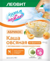 Леовит каша овсяная 40г абрикос витамины микроэлем. на фрукт. (ЛЕОВИТ НУТРИО ООО)
