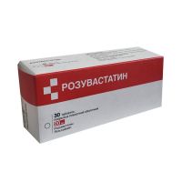 Розувастатин 20мг таб.п/об.пл. №30 (СИТИФАРМ)