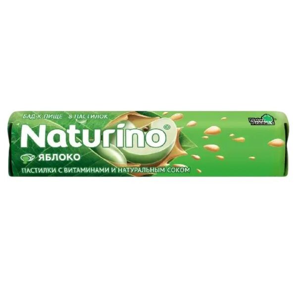 Натурино с витамин. и натур.соком 36,4г яблоко пастилки (Sweet tec gmbh)