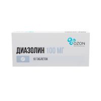Диазолин 100мг таб. №10 (ОЗОН)