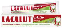 Lacalut (Лакалют) зубная паста актив хербал 50мл (PHARMACHIM HOLDING EAD/ SOPHARMA AD)