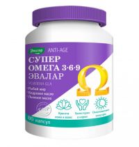 Супер омега 3-6-9 капс. №80 anti-age (ЭВАЛАР)