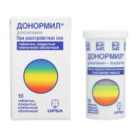 Донормил 15мг таб.п/об.пл. №10 (БРИСТОЛ-МАЙЕРС СКВИББ)