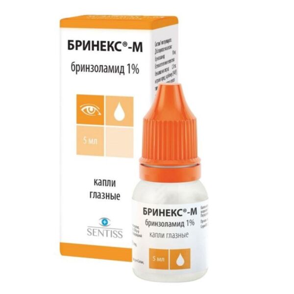 Бринекс-м 1% 5мл капли глазн. фл. (Sentiss pharma pvt. ltd.)