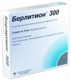 Берлитион 25мг/мл 12мл конц-т д/р-ра д/инф. №5 амп. (Ever pharma jena gmbh/ berlin-chemie ag)